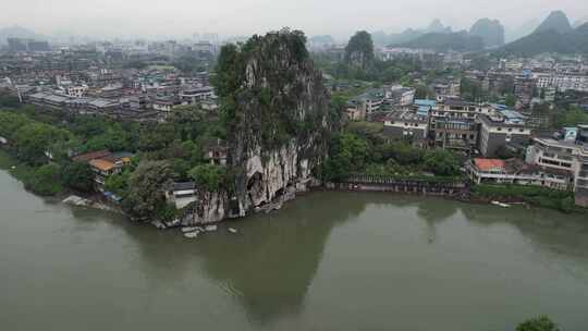 桂林伏波山航拍