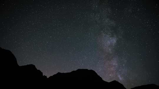 纯净的银河 银河延时 星空延时