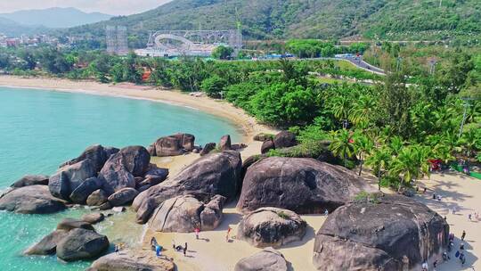 海南天涯海角景区航拍