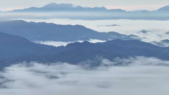 干净空镜广告唯美航拍大景城市山川