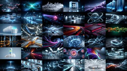 区块链赋能未来数字科技(前121S为快速预览)高清在线视频素材下载