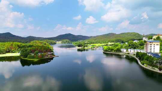 【航拍】马鞍山水库-帝王湖风景区