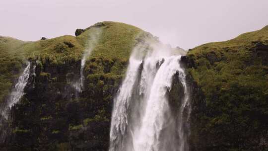 Seljalandsfoss，瀑布，冰岛