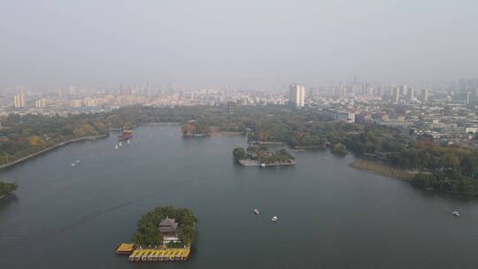 城市风光交通车辆道路桥梁高楼建筑自然景区