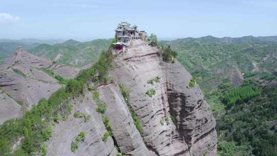 甘肃陇南西和县云华山4K航拍小华山