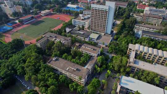 航拍福州大学至诚学院