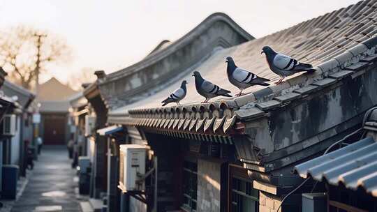 老北京胡同 人文生活 烟火气氛围短片