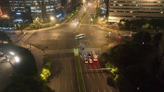 陆家嘴世纪大道夜景