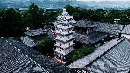 治愈系风景航拍，感受下这座城市的繁荣景象视频素材模板下载