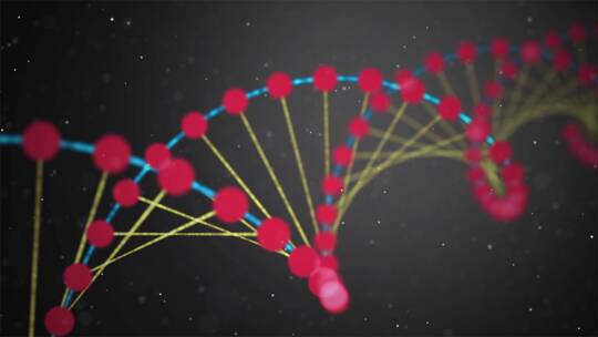 DNA双螺旋视频素材模板下载