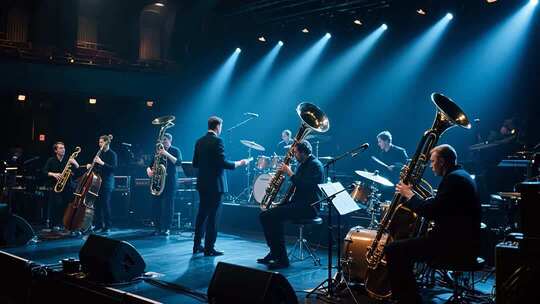 乐队舞台演奏素材