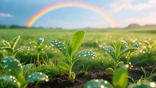植物生长种子希望励志企业形象