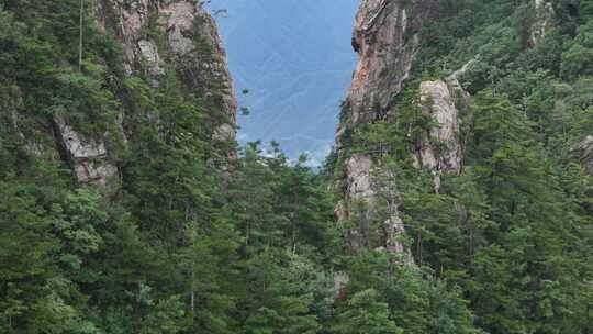 美丽中国河南伏牛山老界岭自然风光