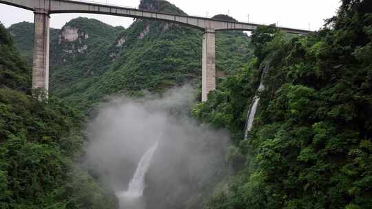 贵州马岭河峡谷航拍