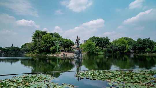 佛山_雷岗公园_文化景点_延时