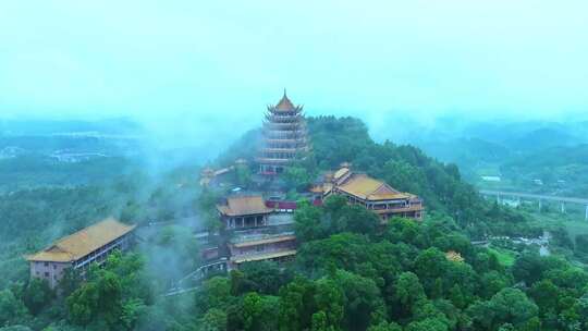 遂宁古刹灵泉寺延时