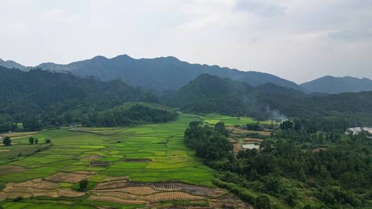 航拍乡村风景