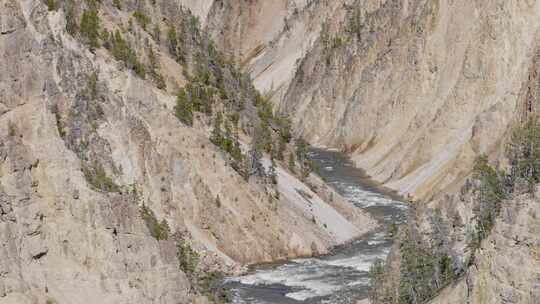 美国风景中的岩石峡谷和河流