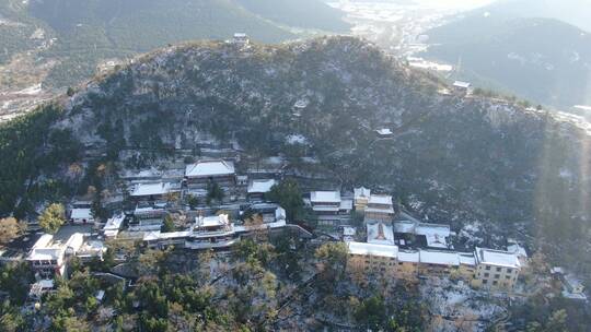 山东济南城市风光地标建筑航拍