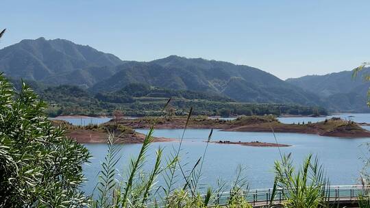 杭州千岛湖湖泊岛屿  4k视频素材模板下载