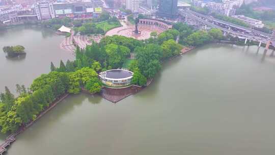 安徽芜湖航拍城市地标风景风光