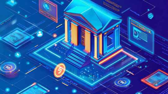 智慧金融银行数字化 金融科技区块链大数据