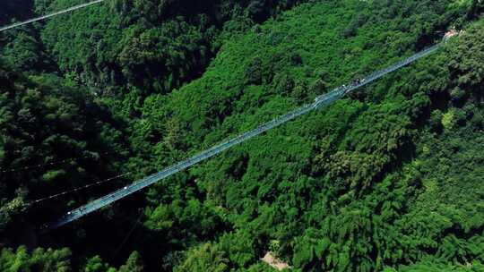 玻璃桥 玻璃栈道 川西竹海 高空玻璃栈道