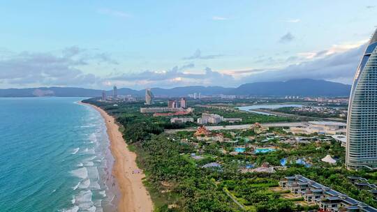 海南三亚海棠湾航拍