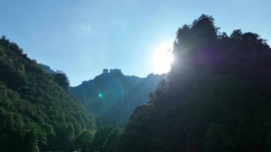 4K航拍张家界武陵源风景区群山