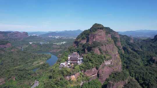 祖国大好河山广东丹霞山5A景区航拍