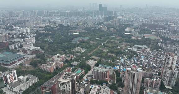 航拍广州中山大学南校区