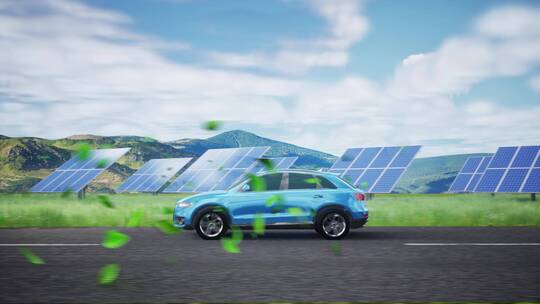 科技未来绿色能源汽车自动驾驶技术