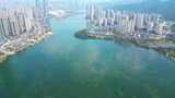 4K 长沙地标梅溪湖CBD航拍  9高清在线视频素材下载