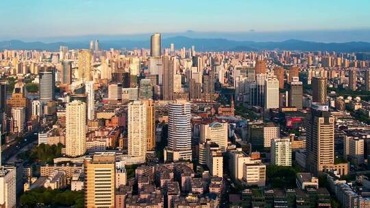 城市建设航拍，中国最强内透夜景