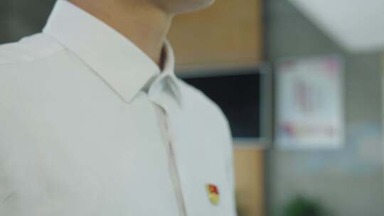 党员整理仪容仪表 整理党徽