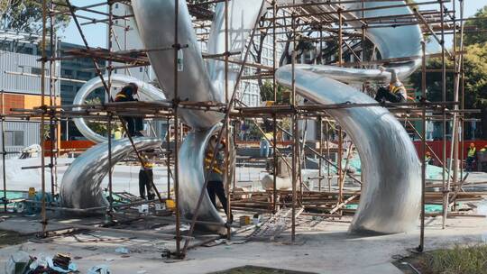 市政建设城市改造深圳城市雕塑打磨安装