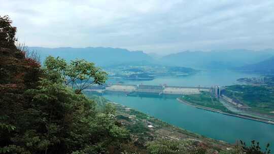 宜昌三峡人家三峡大坝航拍