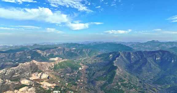 高原高山城市航拍