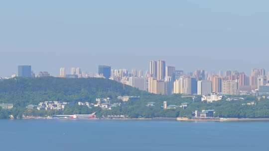 武汉东湖风景区夏季风光