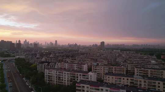 天津海河海津大桥复兴门地铁站城市交通风光