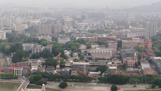 航拍福建泉州城市建设