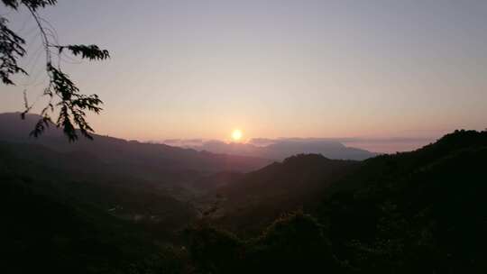 无人机，山脉，雨林，风景