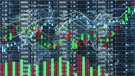 商务金融证券投资分析数据走势视频素材视频素材模板下载