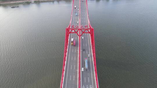 跨江大桥航拍