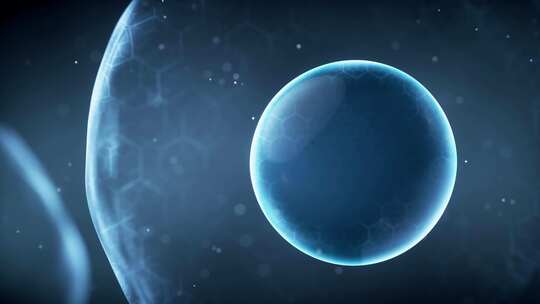 蓝色细胞薄膜