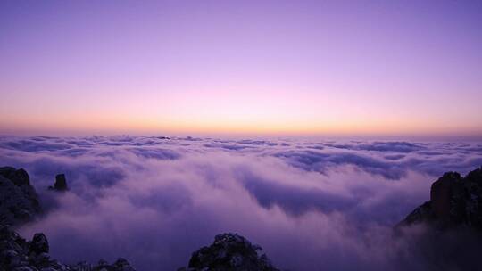 江西武功山  日出天空