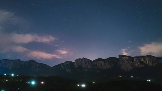 4k星空夜景延时