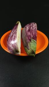 紫茄子生态有机蔬菜
