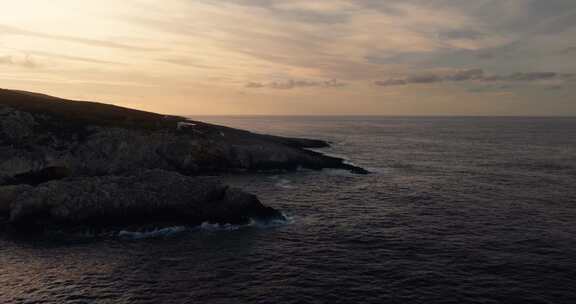 海岸，海岸，悬崖，海