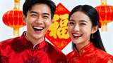 新年情侣温馨浪漫家庭家人春节人物高清在线视频素材下载